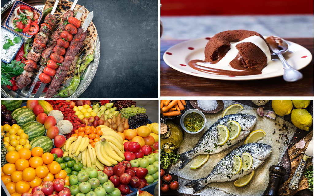 Home made food, Vegetable, Fruit, Pizza, Burger, Sandwich, Toast, Soup, Salad, Dessert, Baklava, Tiramisu, Chocolate cake, Sea food, Fish, Tuna, Shrimp, Meat, Kebab, Chicken, Ham, All cuisine, Turkish cuisine, Italian cuisine, Mexican cuisine, Japan cuisine